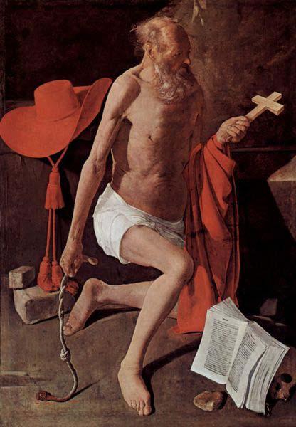 Georges de La Tour St Jerome France oil painting art